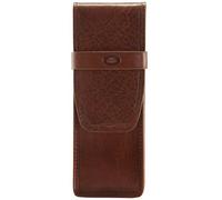The Bridge Story Exclusive Portamatite in pelle 5,5 cm marrone