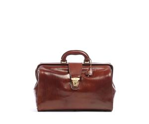 The Bridge Story Uomo Borsa medico marrone, pelle di vacchetta pull-up, uomo