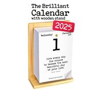 The brilliant calendar 2025 with wooden stand - AA.VV.