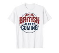 The British Are Coming Patriotic Maglietta