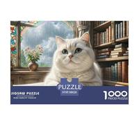 The British Shorthair Cat, Gioco Di Puzzle Da 1000 Pezzi, Attività Perfetta Per Serate Tranquille, Souvenir O Decorazione, Adatto Dagli 8 Anni, Pet, 38x26cm/1000pcs