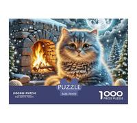 The British Shorthair Cat, Puzzle Da 1000 Pezzi, Attività Rilassante E Arricchente, Decorazione O Souvenir, Adatto Dai 10 Anni, Pet, 70x50cm/1000pcs