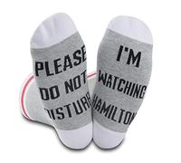 The Broadway Musical Hamilton Inspired Socks I'm Watching Theatre Lover Gift Novità Calzini, Sto guardando Hamilton, M