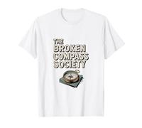 The Broken Compass Society Viaggi Escursionismo Campeggio Av Maglietta