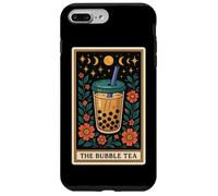 The Bubble Tea Boba Milk Tea Tarocchi Witchy Moon Custodia per iPhone 7 Plus/8 Plus