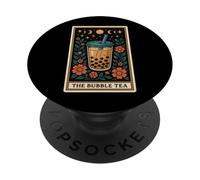 The Bubble Tea Boba Milk Tea Tarocchi Witchy Moon PopSockets PopGrip Adesivo