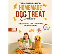 The Budget-Friendly Homemade Dog Treat Cookbook: Vet-Approved Dog Treat Recipes Using Pantry Staples - Easy Zero-Waste Treats for Training, Chewing & Bonding.