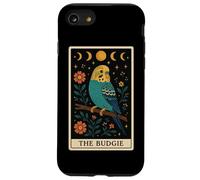 The Budgie Budgerigar Parrot Tarocco Carta Witchy Moon Custodia per iPhone SE (2020) / 7/8