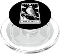 The Budgie Budgerigar Parrot Tarocco Carta Witchy Moon PopSockets PopGrip per MagSafe