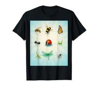 The Bug Club, Un Vivace Design con Insetti per Gli Amanti della Natura Maglietta