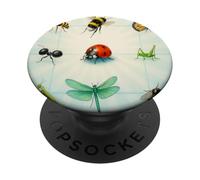 The Bug Club, un vivace design con insetti per gli amanti della natura PopSockets PopGrip Adesivo