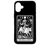 The Bull Rider Bull Riding Cowboy Skeleton Tarocchi Carta Custodia per iPhone 16 Plus