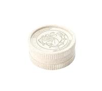 The Bulldog Amsterdam Grinder Eco 2 Parti - Macinino Manuale Compatto in Materiale Naturale Biodegradabile - Grinder Leggero, Resistente e Facile da Usare