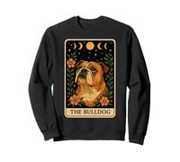 The Bulldog Tarocchi Carta Witchy Moon Felpa
