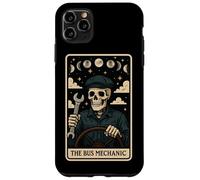 The Bus Mechanic School Bus Meccanico Scheletro Tarocchi Carta Custodia per iPhone 11 Pro Max