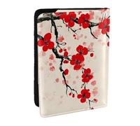 The Butterfly is in Full Bloom - Custodia per passaporto, da viaggio, in pelle PU, per uomini e donne, 16,5 cm, Nero , Taglia unica