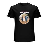 The Byrds T Shirt Men Tee BlackL Black L