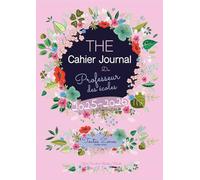 The cahier journal du professeur des écoles 2025 2026, DOUBLE NIVEAU, une page par jour: Toutes zones, semaine de 4 jours ou 5 jours, en couleurs, couverture rose