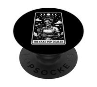 The Cake Pop Dealer Cake Pops Tarocchi Carta Witchy Moon PopSockets PopGrip Adesivo