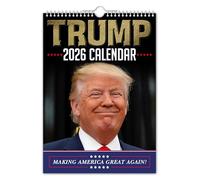 The Calendar King // Donald Trump - Calendario da parete 2025 (colorato, formato A4)