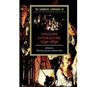 The Cambridge Companion to English Literature, 1740-1830