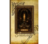 The Candle Journal: Gothic Library Notebook | 6 x 9 Lined Journal | 120 Pages | Glossy Cover for Writing, Journaling & Notes