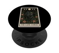 The Cane Corso Cane Tarocchi Witchy Moon PopSockets PopGrip Adesivo