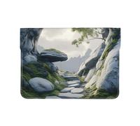 The Canyon Road - Custodia protettiva in pelle per MacBook Air da 13", stampa completa, elegante, per donne e uomini