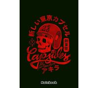 The Capsules, red ink Notebook: Diary, Matte Finish Cover, Planner, Journal, 6x9 120 Pages, Lined College Ruled Paper