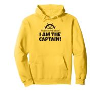 The Captain Is Always Right (Nero) Vela Divertente Felpa con Cappuccio