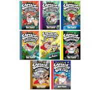 The Captain Underpants Series 8-Book Collection Set (Book 6 to 13) - Hilarious Adventures with Captain Underpants and Friends!