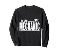 The Car Mechanic, design vintage retrò Felpa