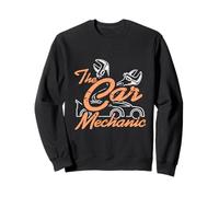 The Car Mechanic, design vintage retrò Felpa
