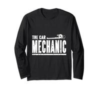 The Car Mechanic, design vintage retrò Maglia a Manica