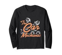 The Car Mechanic, design vintage retrò Maglia a Manica