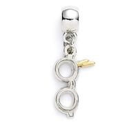 The Carat Shop Charm Harry Potter placcato argento con occhiali, Zinco, senza gemma, Zinco, Nessuna pietra preziosa