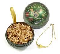 Harry Potter Official All I want for Christmas Bauble with Golden Snitch Bracele