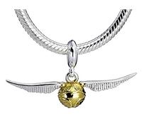 The Carat Shop Harry Potter Sterling Silver Golden Snitch Slider Slider Charm