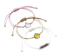 The Carat Shop Molang e Piu Piu Set di braccialetti dell'amicizia