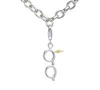 The Carat Shop Ciondolo clip-on Harry Potter Fulminebolt con Occhiali – Argento Sterling