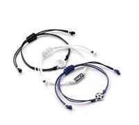 The Carat Shop Set di 3 braccialetti dell'amicizia del Real Madrid Football Club