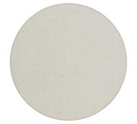 the carpet Boho Natur - Tappeto di lana intrecciato a mano in stile boho scandinavo naturale, realizzato a mano per uno stile unico, crema, 200 cm, rotondo