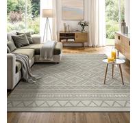 the carpet Calgary - tappeto per interni robusto e facile da pulire, ideale per soggiorno, cucina o sala da pranzo, adatto anche per esterni - resistente alle intemperie - Beige-diamante, 67 x 180 cm