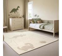 the carpet Elisa Kids Tappeto per la camera dei bambini, tappeto per bambini, tappeto da gioco, facile da pulire, resistente, Dino, 200 x 280 cm.