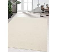 the carpet Marley elegante tappeto design soggiorno, morbido & facile cura tappeto soggiorno a pelo corto in crema, tappeto 200 x 290 cm