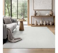 the carpet Mistra - robusto tappeto per esterni, resistente alle intemperie e ai raggi UV, adatto a balcone, terrazza, giardino d'inverno o cucina e sala da pranzo, crema, 200x280 cm