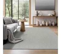 the carpet Mistra - robusto tappeto per esterni, resistente alle intemperie e ai raggi UV, adatto a balcone, terrazza, giardino d'inverno o cucina e sala da pranzo, grigio, 140x200 cm