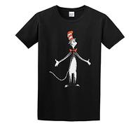 The Cat in The Hat Knows A Lot About That! Men Simple Tshirt Black XXL