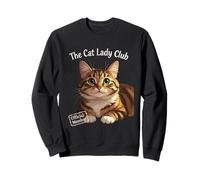 The Cat Lady Club Cozy Tabby Felpa