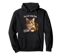 The Cat Lady Club Cozy Tabby Felpa con Cappuccio
